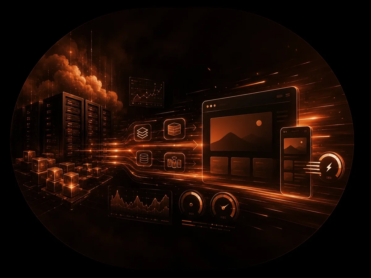 Optimización de performance ecommerce: servidores y CDN acelerando la carga de una tienda en web y móvil